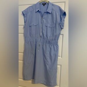 Express Blue Zipper Dress, Size L